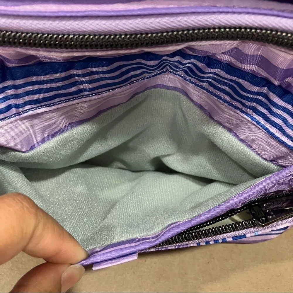 Lug East West Crossbody - Bebop Love Waves Purple NWOT - Picture 7 of 11